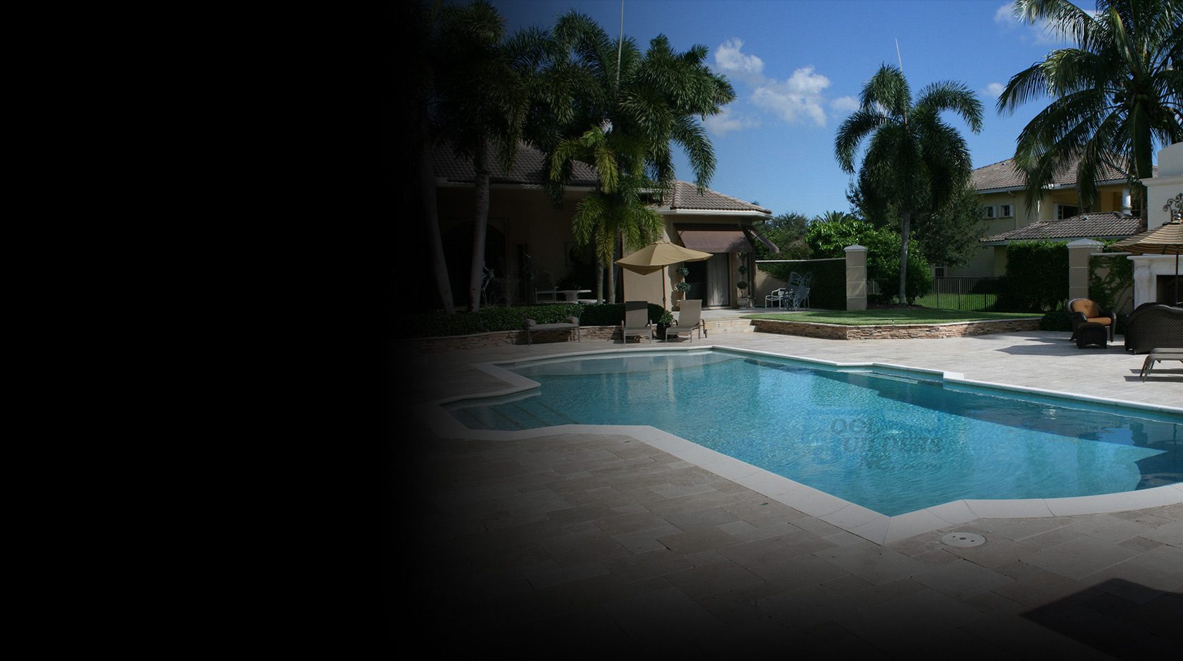 Traditional custom swimming pool